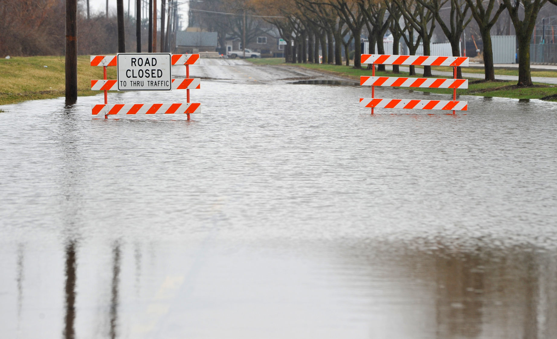 Flooding in the Illinois Quad-Cities area.